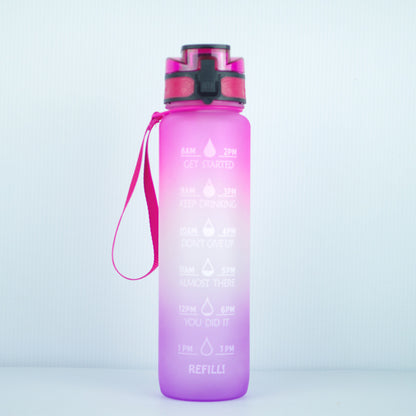 Transparent Flask Water Bottle 1000ml