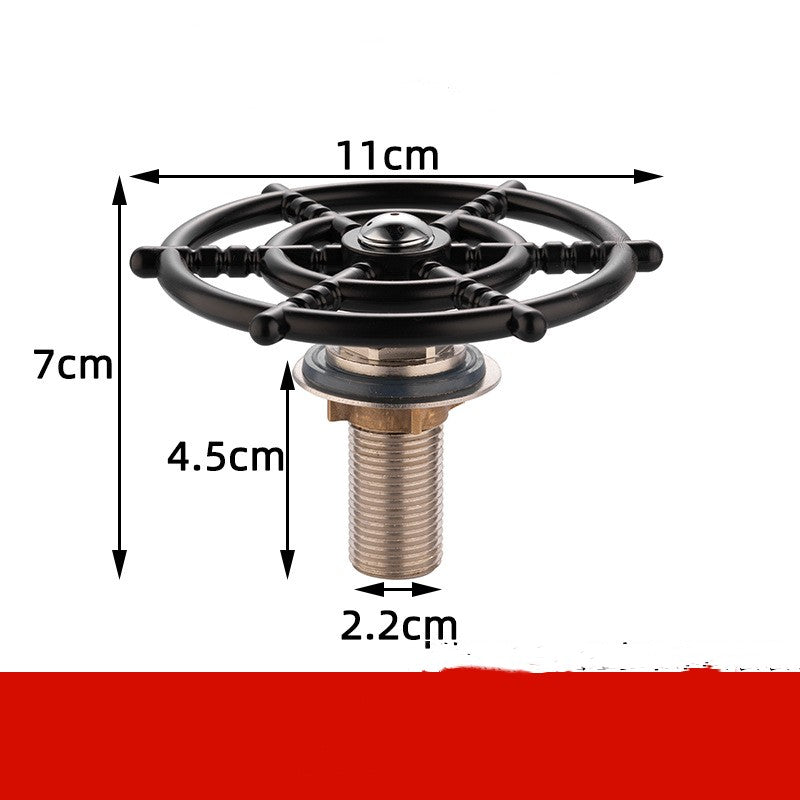 Small Sink Stainless Steel Faucet, Pressure Cup Washer