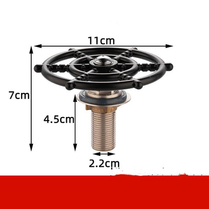 Small Sink Stainless Steel Faucet, Pressure Cup Washer