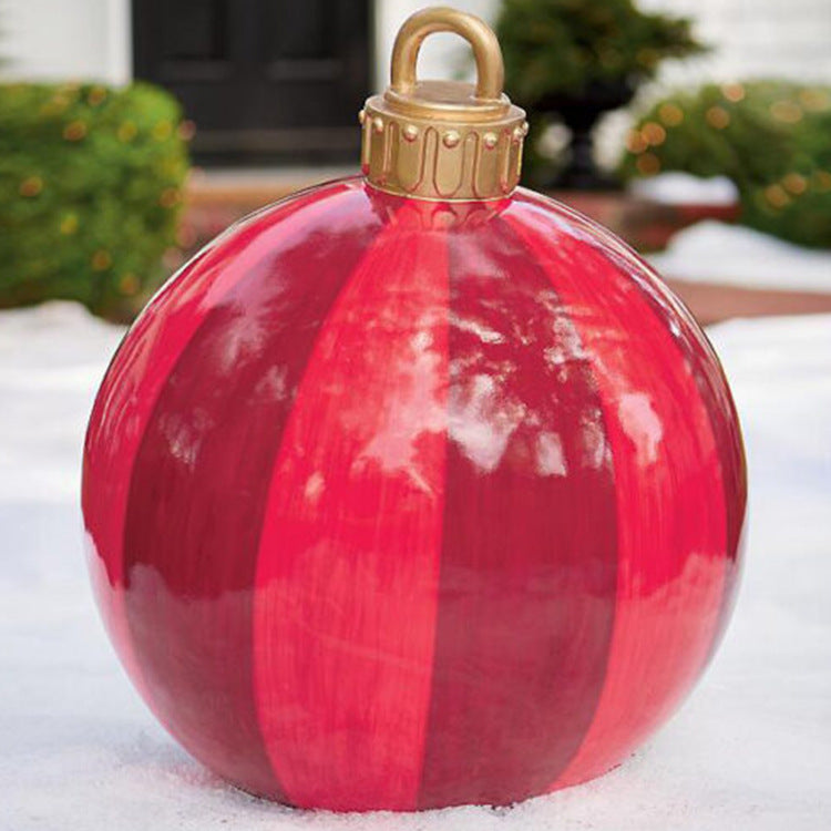 Christmas Ornament Inflatable Ball Outdoor Pvc 60CM