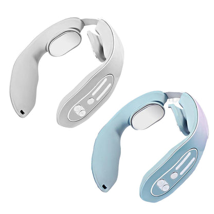 EMS Neck Acupoints Lymphvity Massager, Heat Blue Hot Design