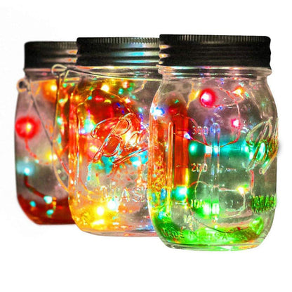 Solar Mason Jar  Light Decoration Mason Jar Light Outdoor Hanging Light Mason Jar Light String