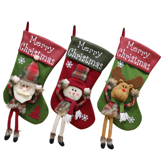 Christmas Big Sock Tree Pendant Decorations