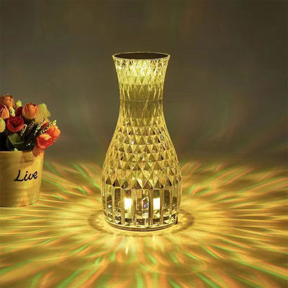 Vase Shape Atmosphere Crystal Table Lamp