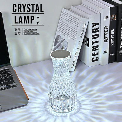 Vase Shape Atmosphere Crystal Table Lamp