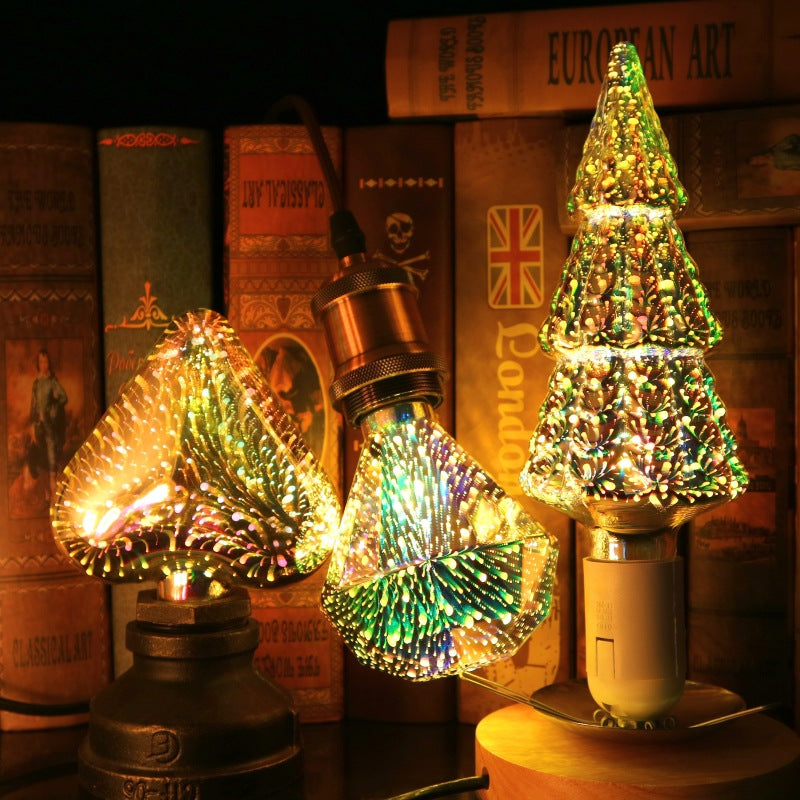 3D Fireworks Decorative Light Bulb Christmas Lights Christmas Home Decorations