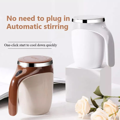 Rechargeable Electric Stirring Coffee Cup