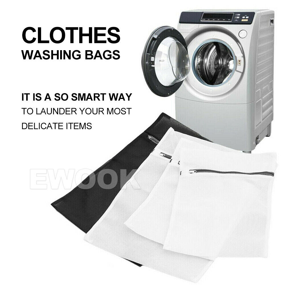 Washing Bag Pack Set Of 4 Laundry Bags Mesh Lingerie Delicate Clothes Wash Bags