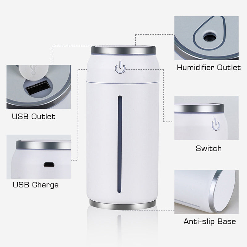 Hot Selling Car Humidifier 220ML Mini USB Aroma Diffuser