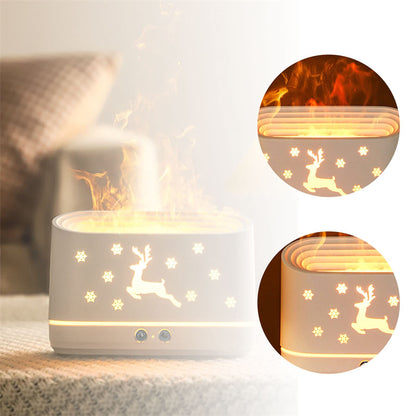 Elk Flame Humidifier Mute Atmosphere Lamp