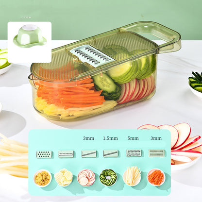 Transparent Vegetable Cutter Steel Blade