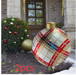 Christmas Ornament Inflatable Ball Outdoor Pvc 60CM