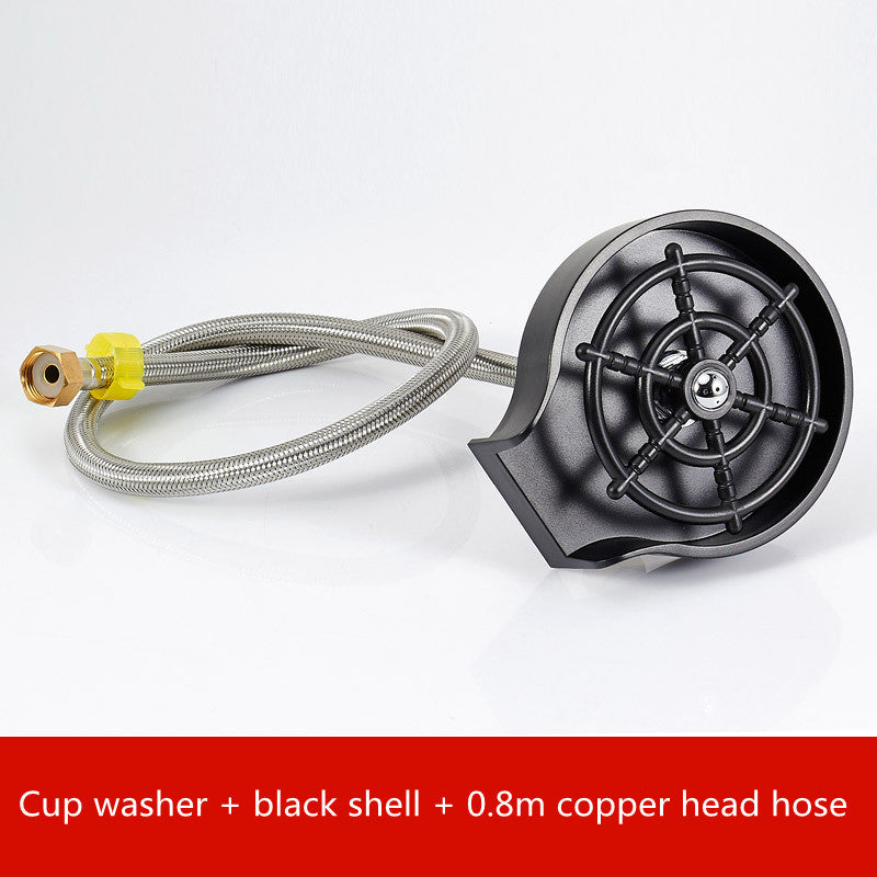 Bar Counter Cup Washer, High-pressure Spray Automatic Faucet