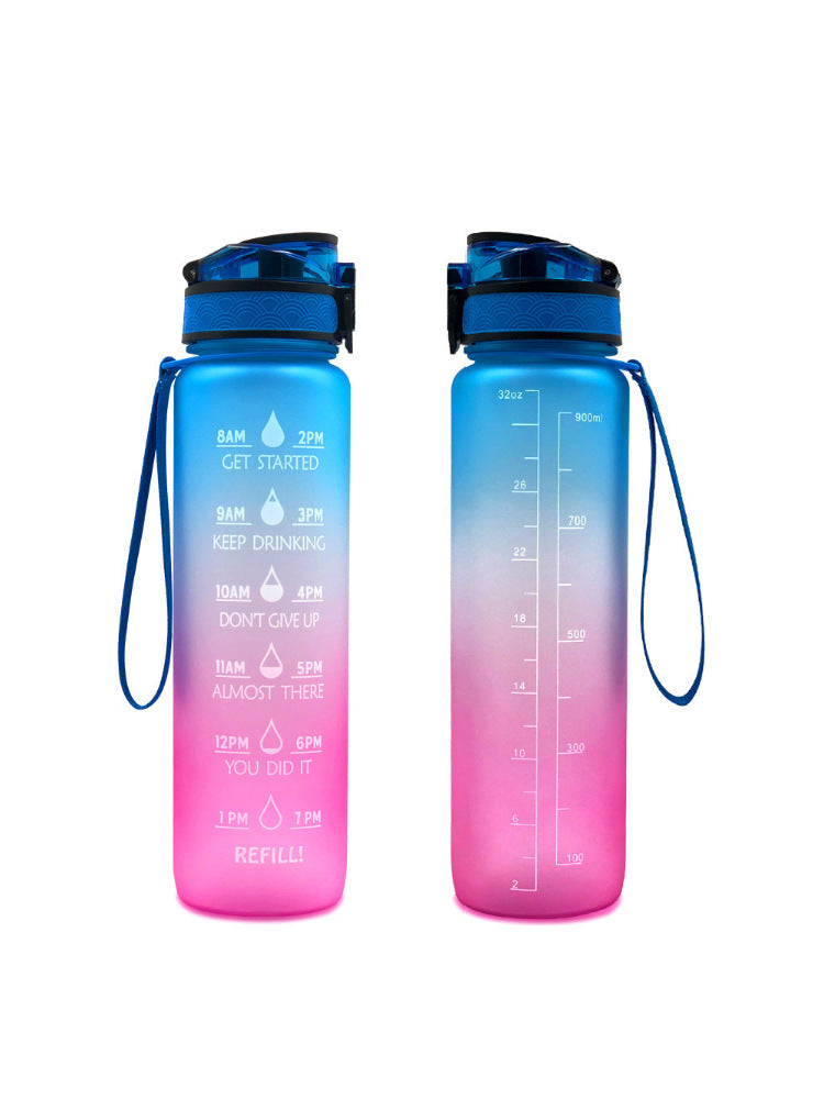 Transparent Flask Water Bottle 1000ml