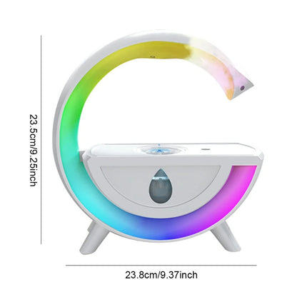 RGB Night Light Water Droplet Sprayer Air Humidifier 350ml