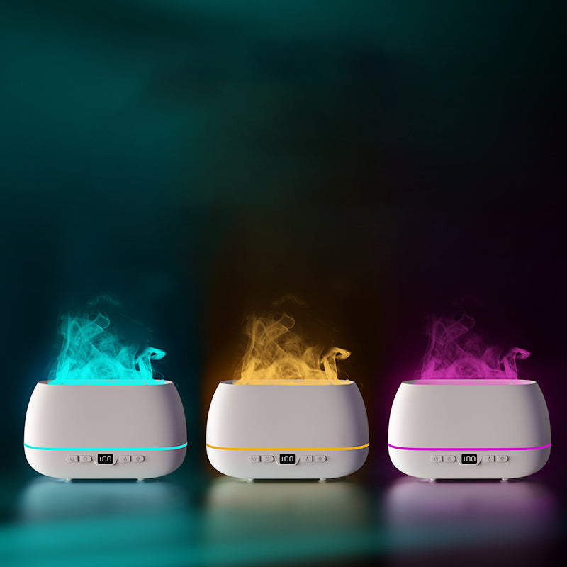 3D Flame Humidifier 200ml Flame Aromatherapy Diffuser